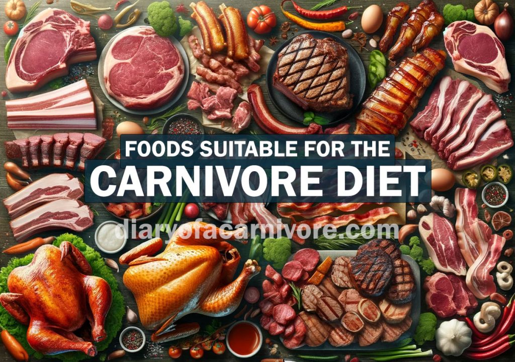 Foods allowed on the carnivore diet